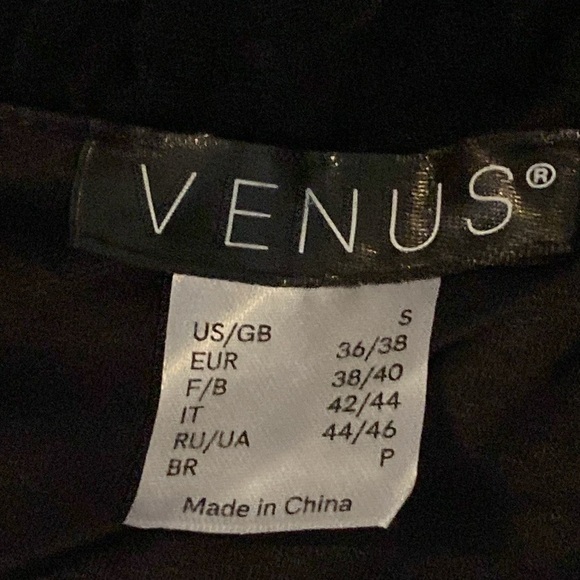 Venus Black Dotted Mesh Bodycon Dress size S - Picture 7 of 11
